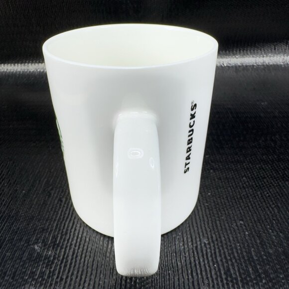 Starbucks Coffee Mug Original 12 oz White Cup with Green Classic Siren Logo Mug - Picture 9 of 9